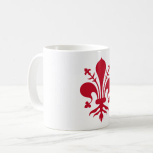 Mug avec Drapeau de Florence, Italie
