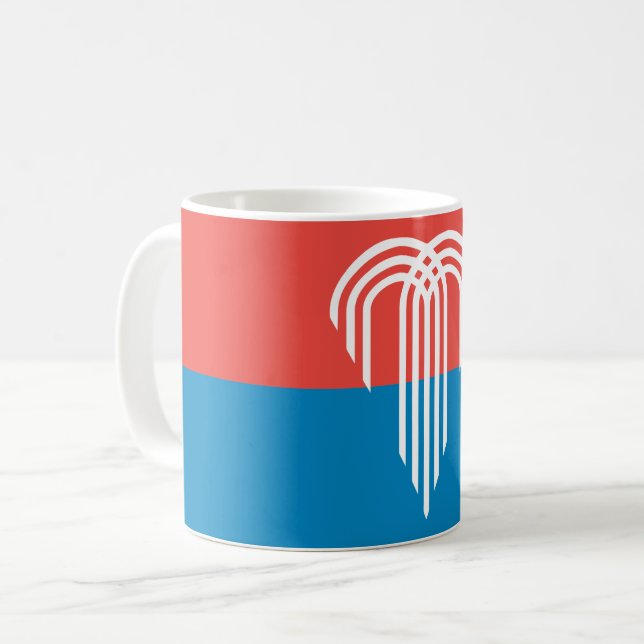 Mug avec drapeau de Kansas City, Missouri (Devant gauche)