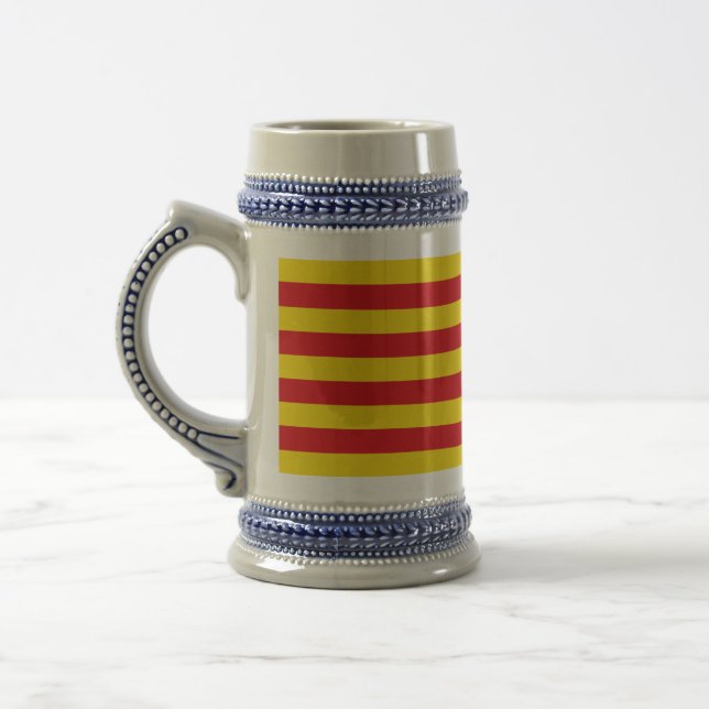 Mug avec drapeau de la Catalogne (Gauche)