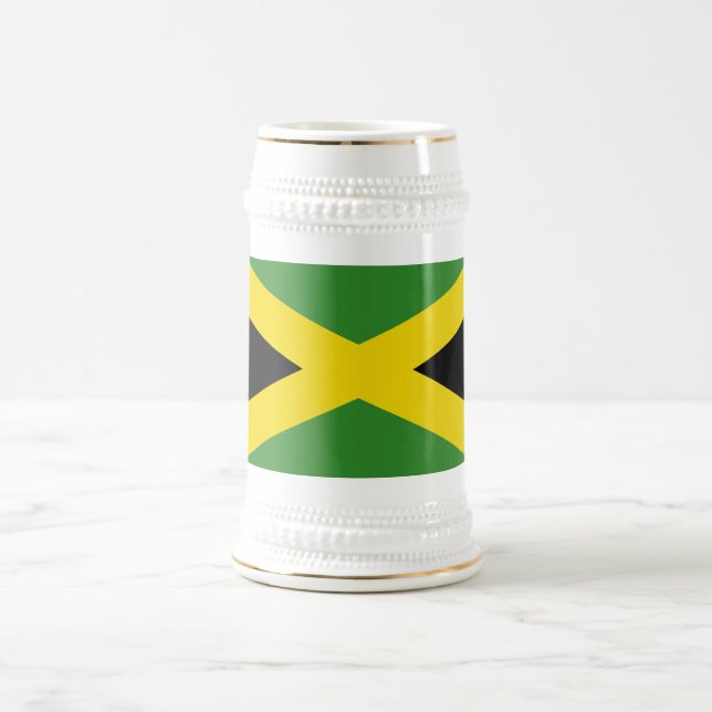 Mug avec drapeau de la Jamaïque (Centre)