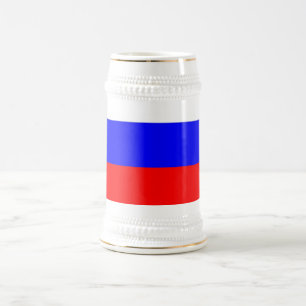 Mug avec drapeau de la Russie