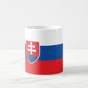 Mug avec drapeau de la Slovaquie