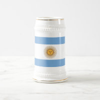 Mug avec drapeau de l'Argentine