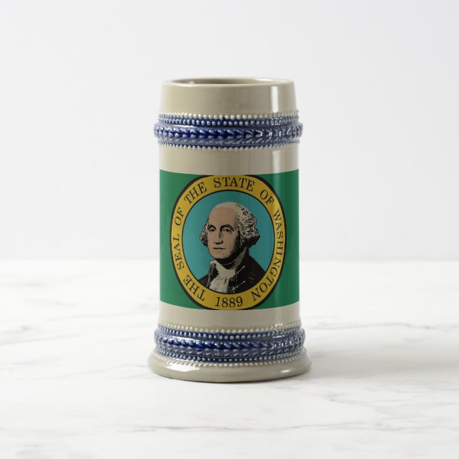 Mug avec Drapeau de l'Etat de Washington -USA (Centre)