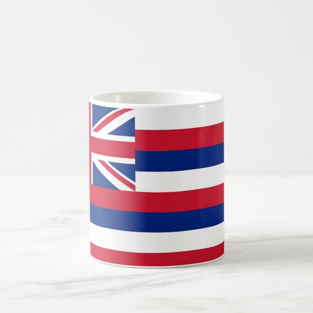 Mug avec drapeau de l'État d'Hawaii - États-Unis (Centre)