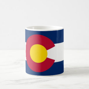 Mug avec drapeau de l'Etat du Colorado - USA