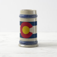 Mug avec drapeau de l'Etat du Colorado -USA