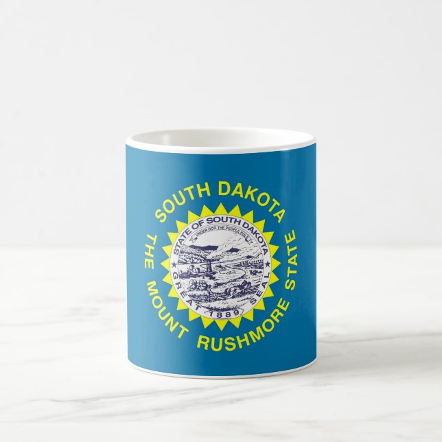 Mug avec drapeau de l'Etat du Dakota du Sud - USA (Centre)