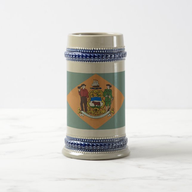 Mug avec drapeau de l'Etat du Delaware -USA (Centre)