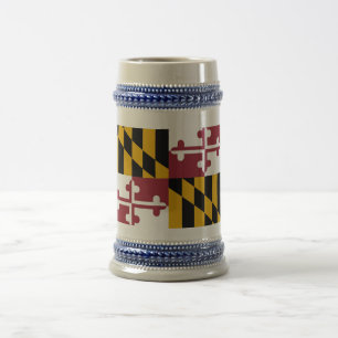 Mug avec drapeau de l'état du Maryland -USA