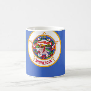 Mug avec drapeau de l'état du Minnesota - USA