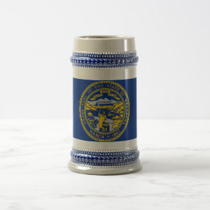 Mug avec drapeau de l'Etat du Nebraska -USA
