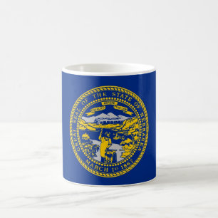 Mug avec drapeau de l'Etat du Nebraska - USA
