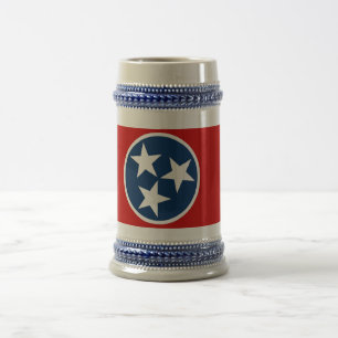 Mug avec drapeau de l'état du Tennessee -USA