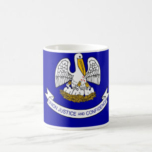 Mug avec drapeau de Louisiana State - USA