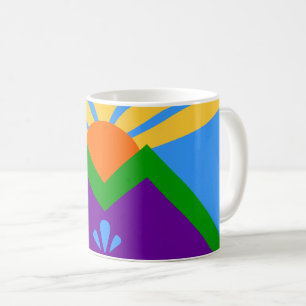 Mug avec drapeau de Manitou Springs, Colorado