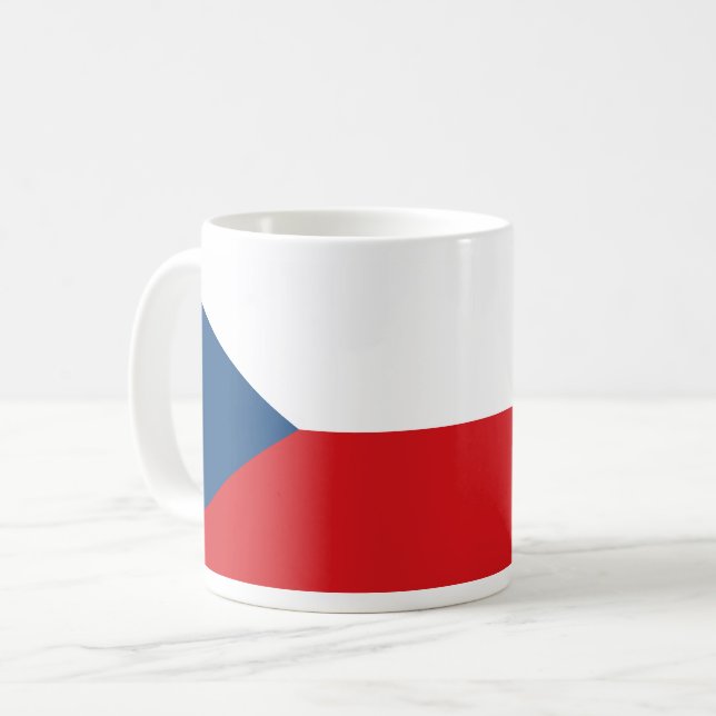 Mug avec Drapeau de Tchéquie (Devant gauche)