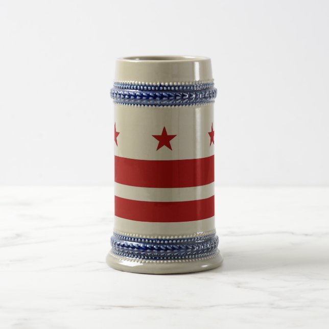 Mug avec drapeau de Washington DC-USA (Centre)