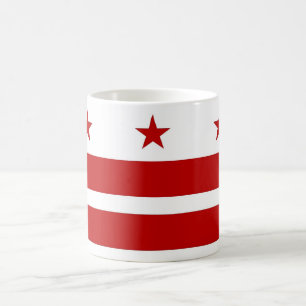 Mug avec drapeau de Washington DC - USA