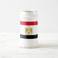 Mug avec drapeau d'Egypte