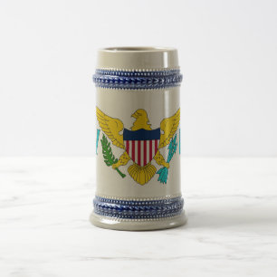 Mug avec drapeau des îles Vierges - USA