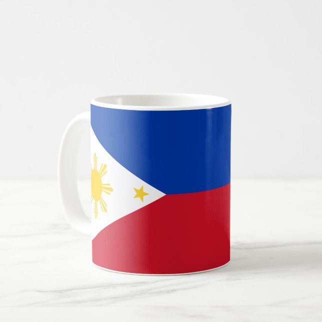 Mug avec drapeau des Philippines (Devant gauche)