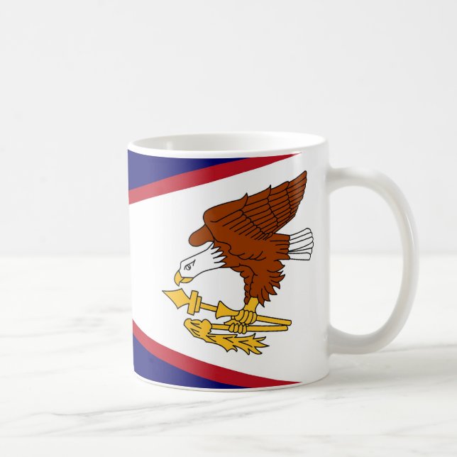 Mug avec Drapeau des Samoa américaines- USA (Droite)