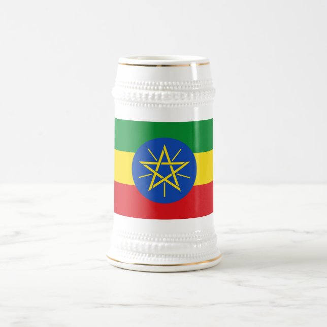 Mug avec drapeau d'Ethiopie (Centre)