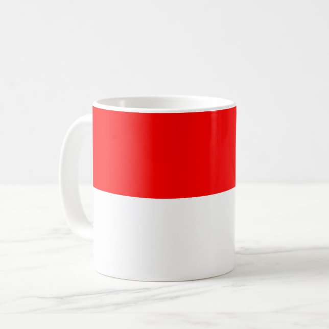 Mug avec drapeau d'Indonésie (Devant gauche)