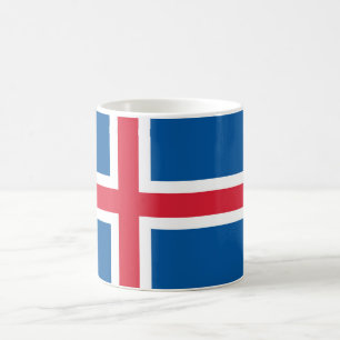 Mug avec drapeau d'Islande