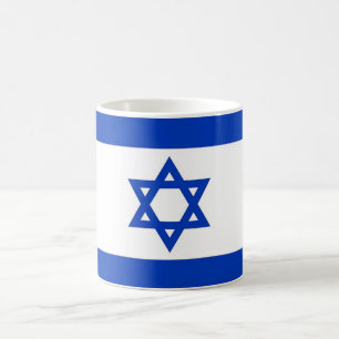Mug avec drapeau d'Israël
