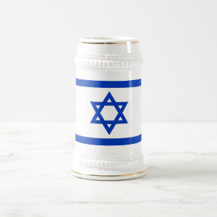 Mug avec drapeau d'Israël