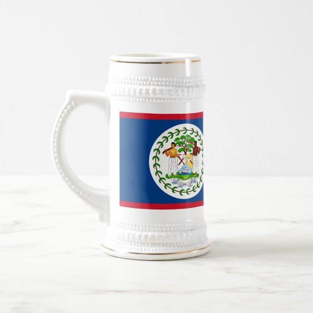 Mug avec drapeau du Belize (Gauche)