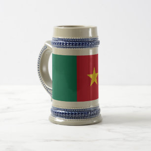 Mug avec drapeau du Cameroun