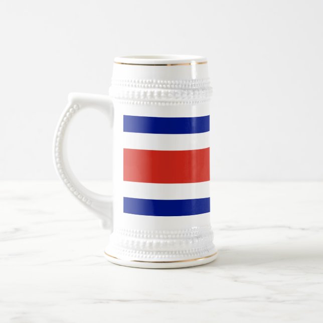 Mug avec drapeau du Costa Rica (Gauche)