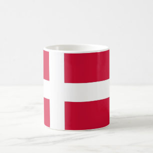 Mug avec drapeau du Danemark