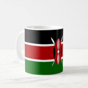 Mug avec drapeau du Kenya