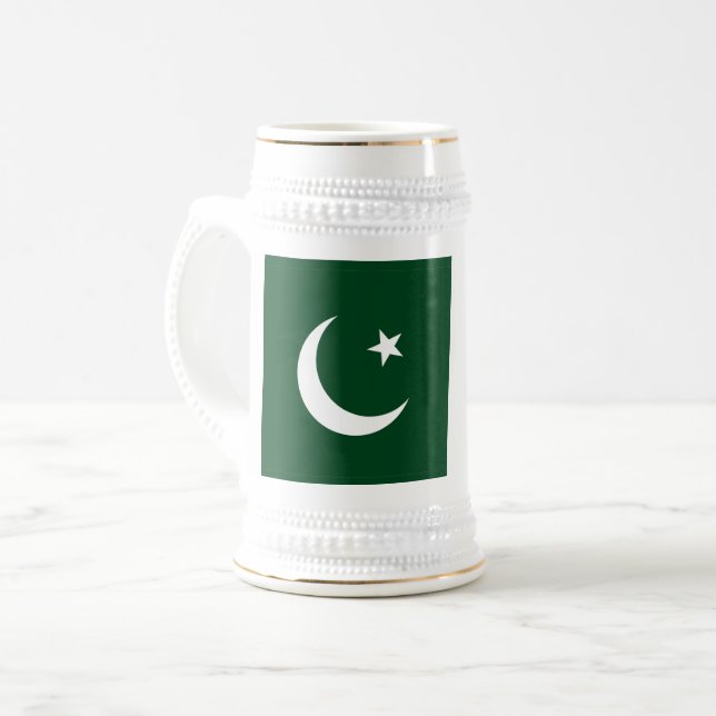 Mug avec drapeau du Pakistan (Devant gauche)
