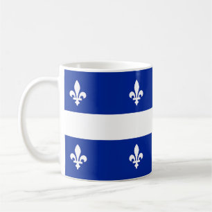 Mug avec drapeau du Québec, Canada