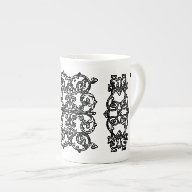 Mug avec garde-corps en fer à centre  (Devant droit)