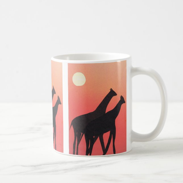 Mug avec Giraffe Design (Droite)