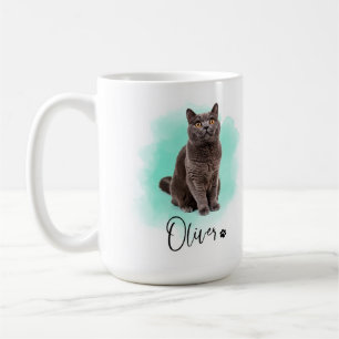 Mug avec illustration de chat mignon – Cadeau pour