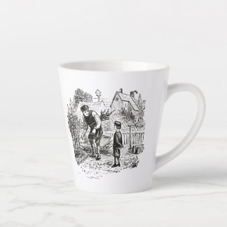 Mug avec image de jardinage antique