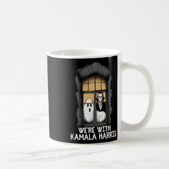 Mug Avec Kamala Harris Drôle L'Inquiétude Électorale D (Droite)
