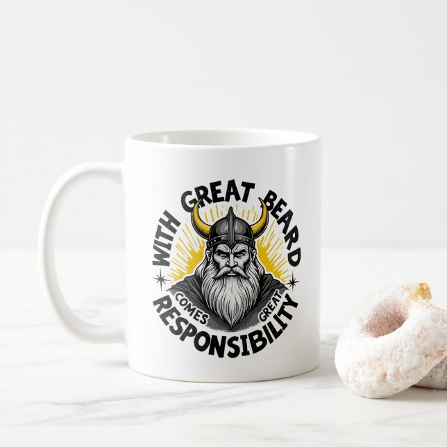 Mug Avec la Grande Barbe, La Grande Responsabilité (Avec donut)