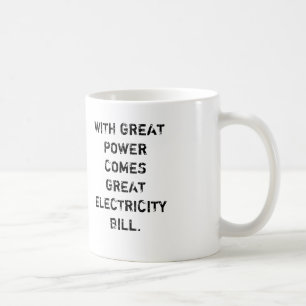 MUG AVEC LA GRANDE PUISSANCE VIENT LA GRANDE