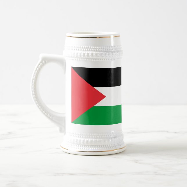 Mug avec le drapeau de la Palestine (Gauche)