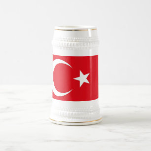 Mug avec le drapeau de la Turquie