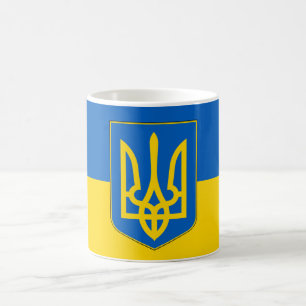 Mug avec le drapeau de l'Ukraine
