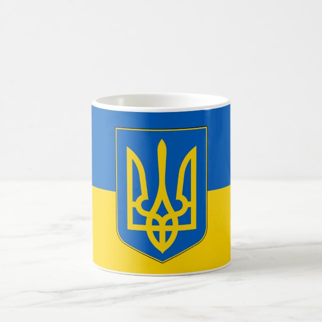 Mug avec le drapeau de l'Ukraine (Centre)